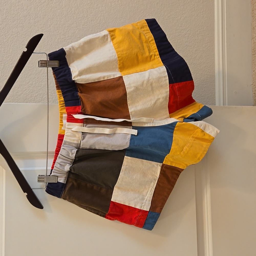 The Great. The Bonfire Short. Multi Color Patchwork Sz 2
